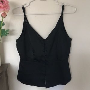 Silky black tank